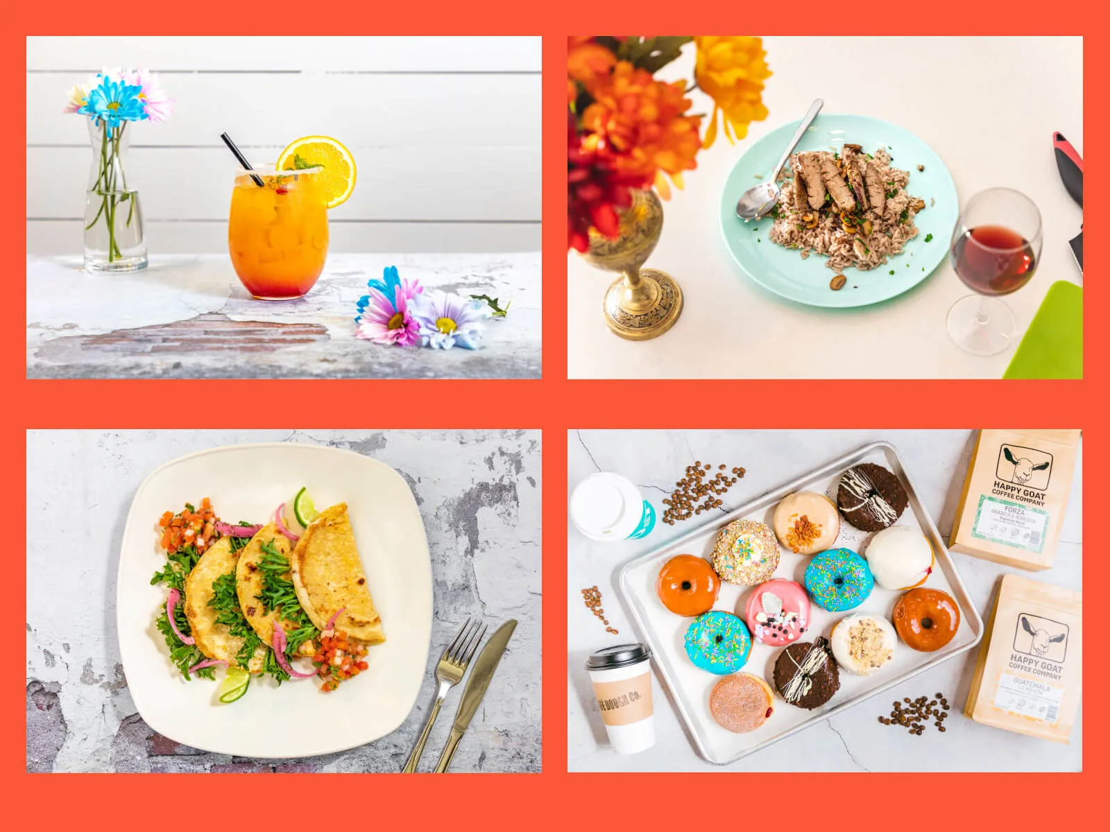 collection of creative work done by Restaurant Infinity